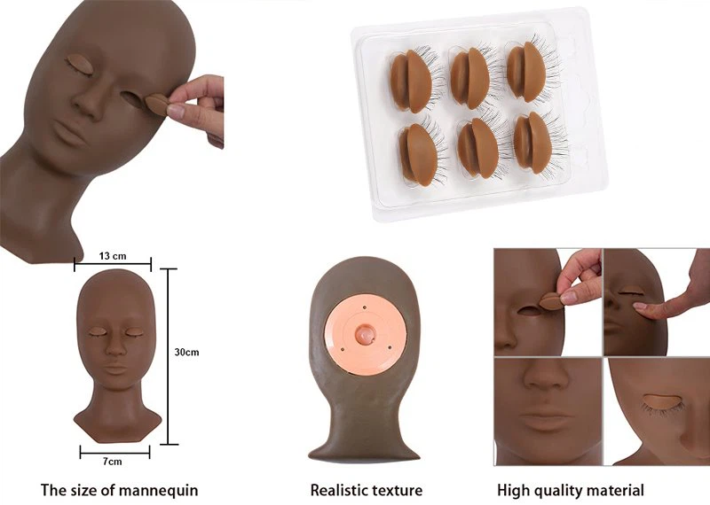 Eyelash Practice Training Head